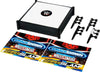Mattel WWE Superstar Ring, 14 inches with Spring-Loaded Mat, 4 Event Apron Stickers & Pro-Tension Ropes for WWE 6-inch Action Figures