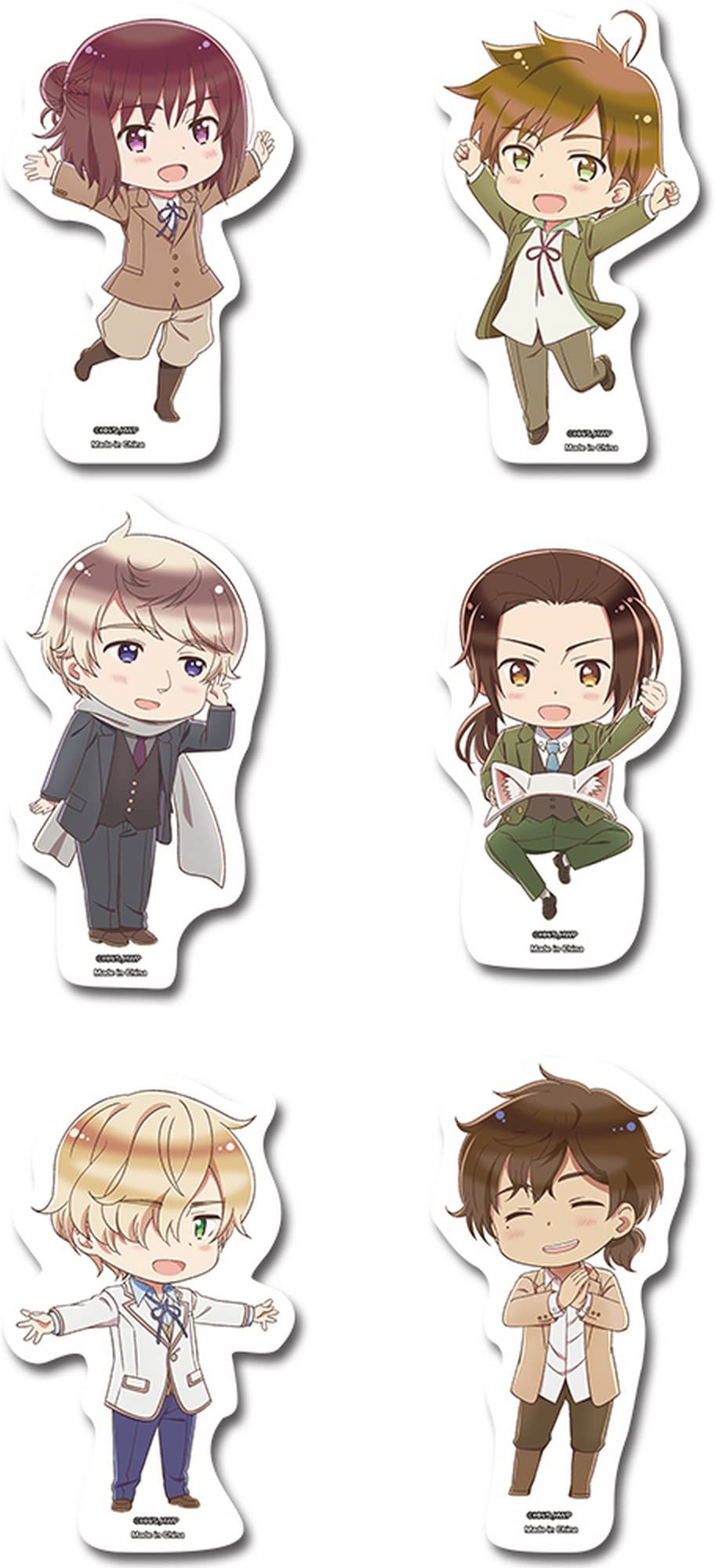 Hetalia Season 7 - Chracter Normal Sticker Die-Cut Set 2