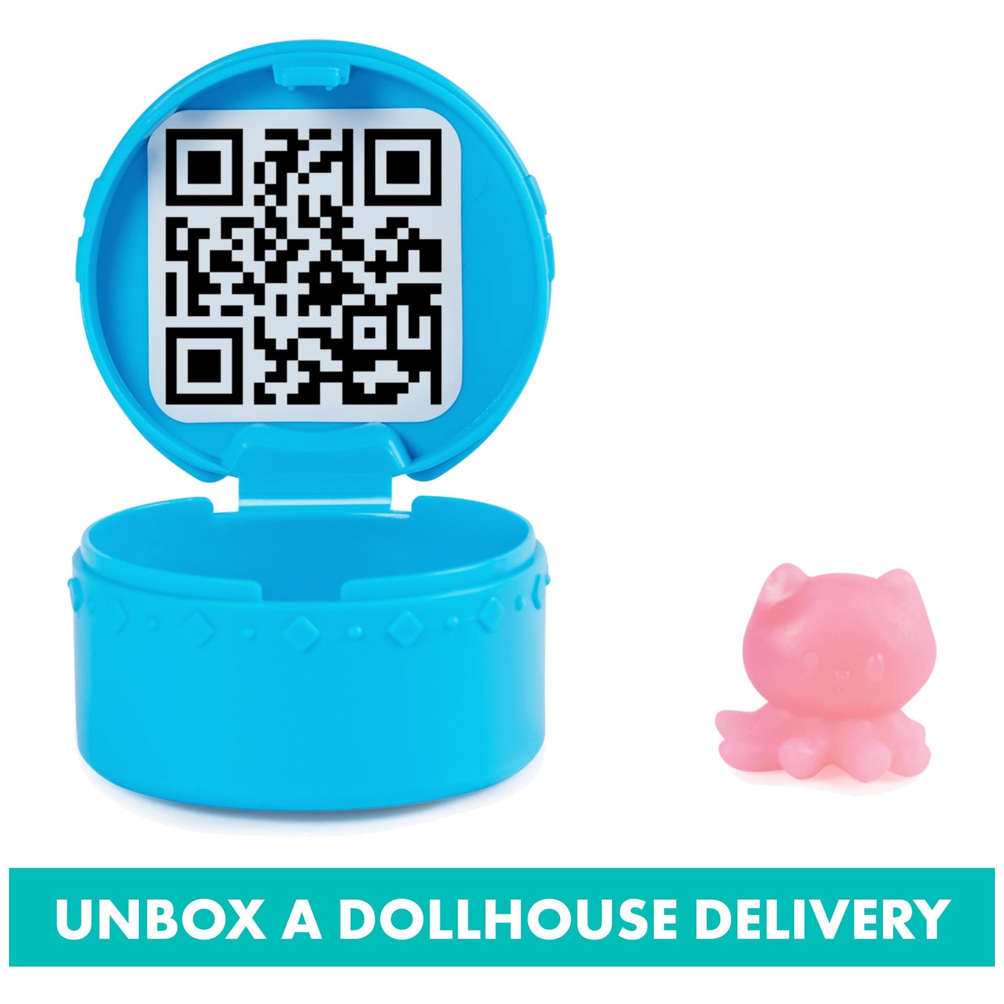 Gabby's Dollhouse, Purr-ific Pool Playset with Gabby and Mercat Figures, Color-Changing Mermaid Tails and Pool Accessories Kids Toys for Ages 3 and Up