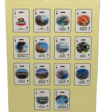 California Souvenir Playing Cards