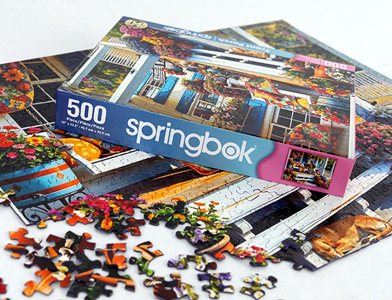 Springbok Front Porch 500 Piece Jigsaw Puzzle for Adults