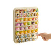 Clear Display Case for Mini Figures, Wall-Mounted Figures Display Box, Multi Story Minifigure Display Cabinet Suitable for Collectibles Action Figures