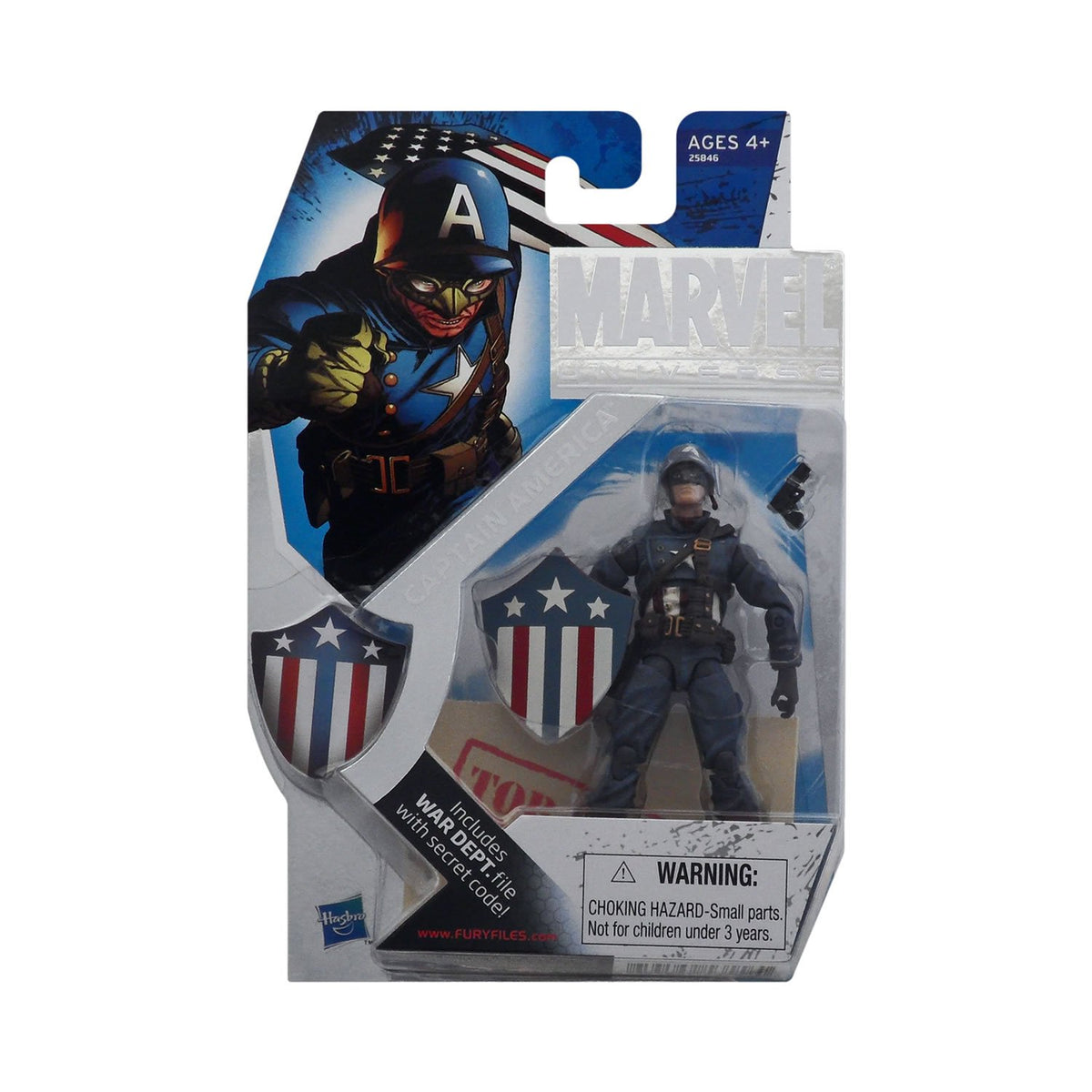 Hasbro 2010 Sdcc San Diego Comiccon Exclusive Marvel Universe 3 3/4 Inch Action Figure Ultimate Captain America by Hasbro