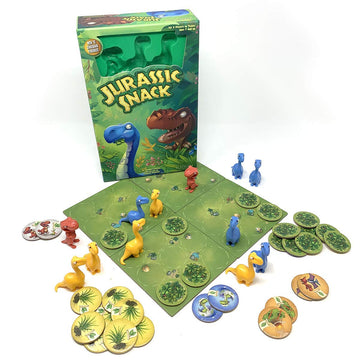 Jurassic Snack: Fun Board Game to Play Against Friends and Family, Keep Your Dinosaurs Alive and Fed to Win, Fun strategy game for families