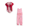 American Girl WellieWishers Ringmaster Outfit for 14.5-inch Dolls with a Striped Ruffles and Ribbons jumpsuit, Two Colorful Patches, A Bright-Red