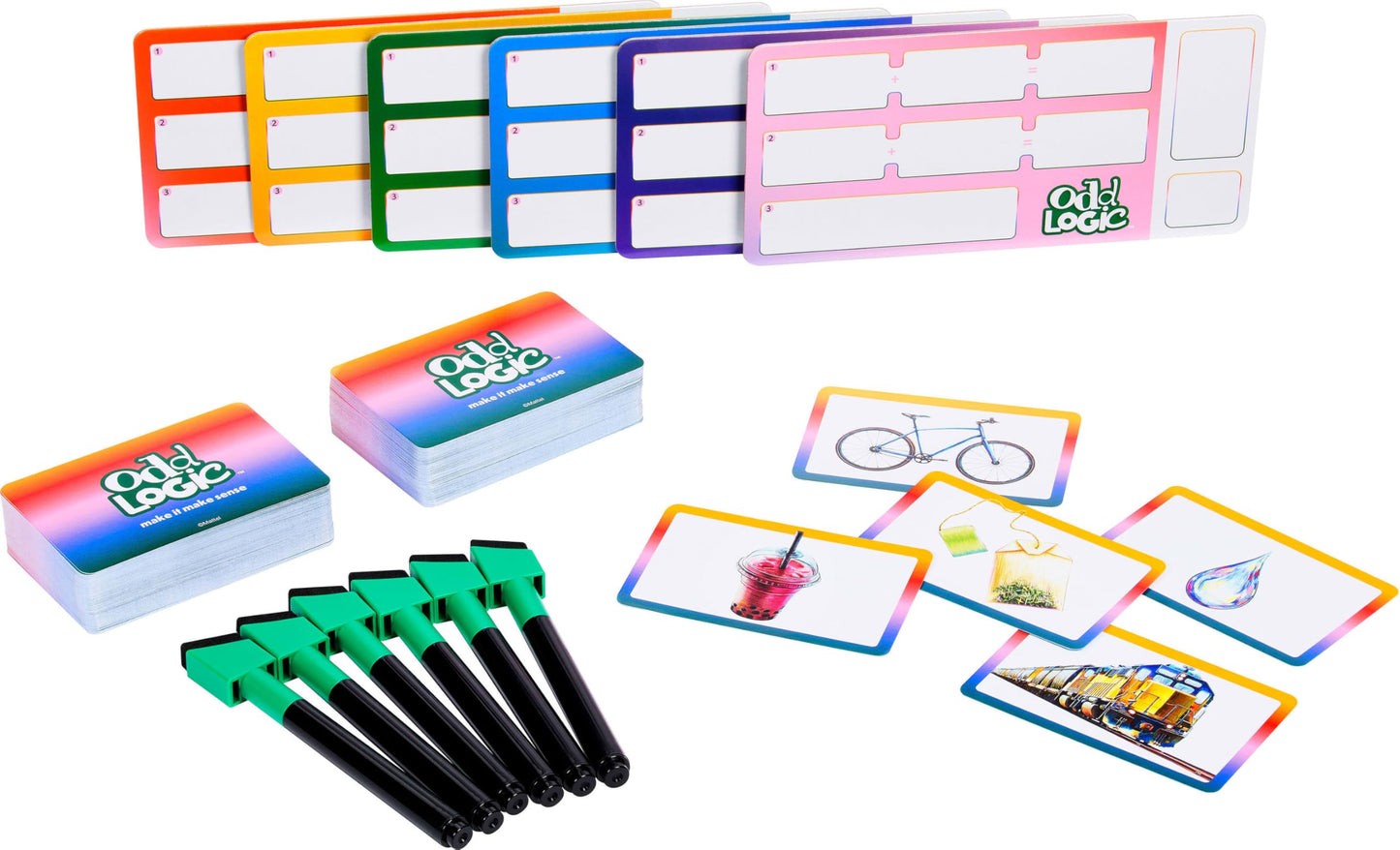 Mattel Games Odd Logic Family Party Game for Tweens, Teens, Grown-ups, Game Night Fun & Parties for 3-6 Players Ages 10+ Make it Make Sense