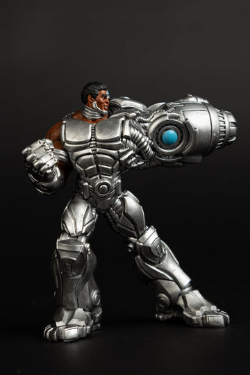 McFarlane Toys- DC Direct Cyborg Limited Edition Collector Vinyl (Todd's Mods) 4.5in Scale Posed Figure