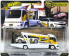 Hot Wheels Premium Car Culture Team Transport '24 Honda Civic Type R & Kousoku Hauler 1:64 Scale Diecast Toy Vehicles
