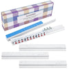 BAOOOHEE 4-Piece White Anti-Slip Marble Mahjong Racks