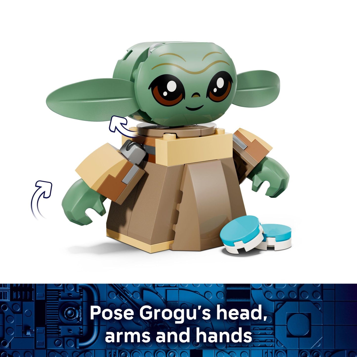LEGO Star Wars Grogu’s Homestead Building Toy for Boys & Girls - The Mandalorian Pretend Play Set W/Sorgan Frog & Poseable Grogu Figures for Preschool