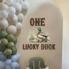 One Lucky Duck Frist Birthday Decal
