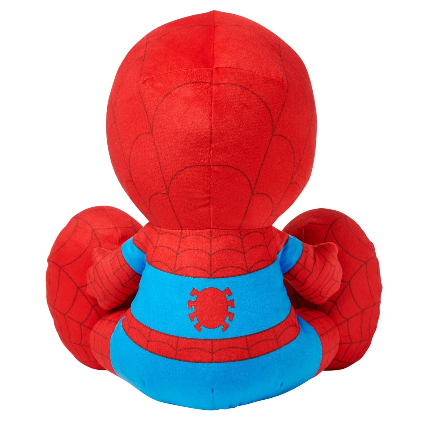 Disney Store Official Spider-Man Big Feet Plush - Spiderman Plush with Embroidered Features, Print Costume Details, Soft Fill, Oversized Feet - Marvel
