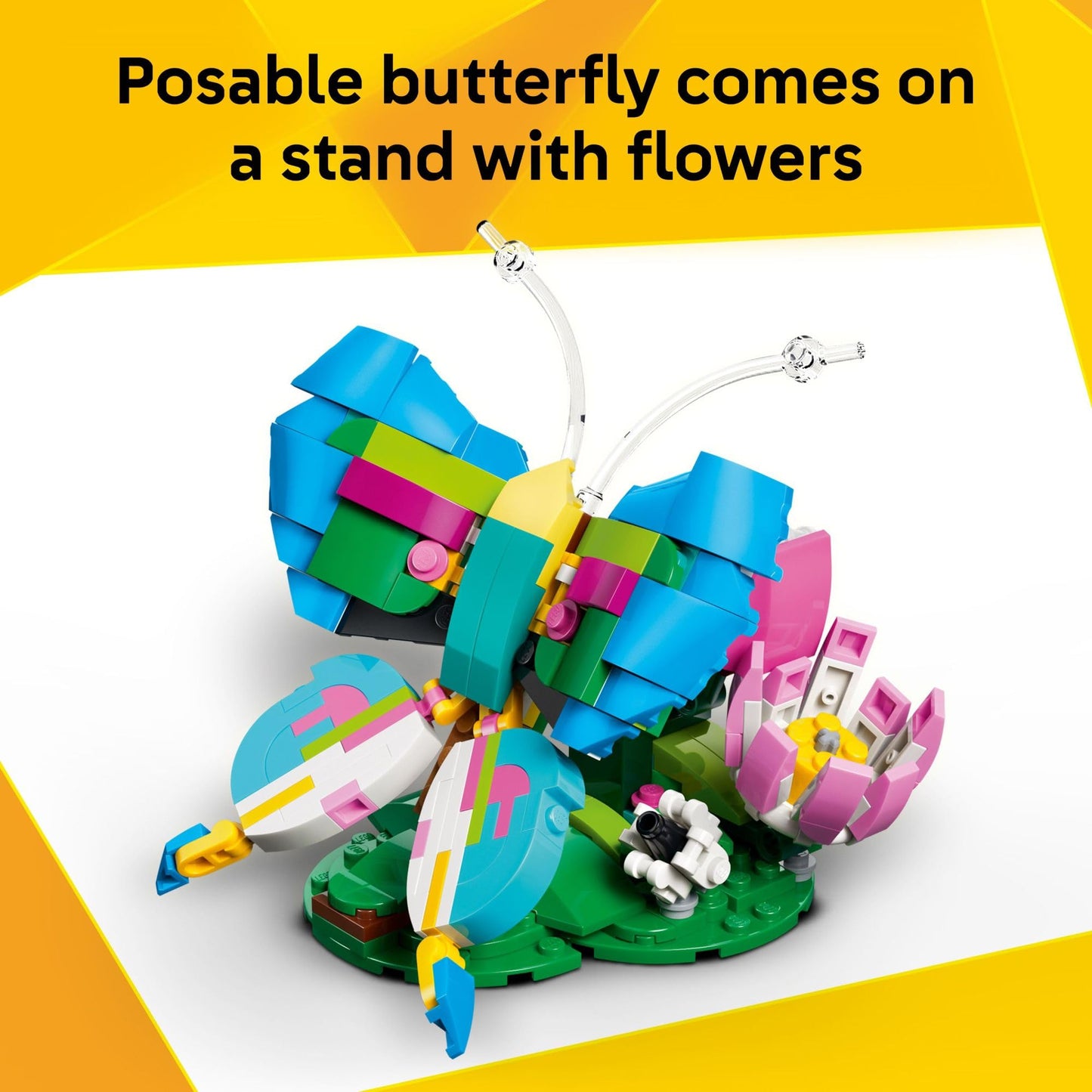 LEGO Creator 3 in1 Wild Animals: Colorful Hummingbird Building Toy for Girls, Boys, & Kids, Ages 8+ - Build a Bird, Butterfly, or Tropical Fish - Gift