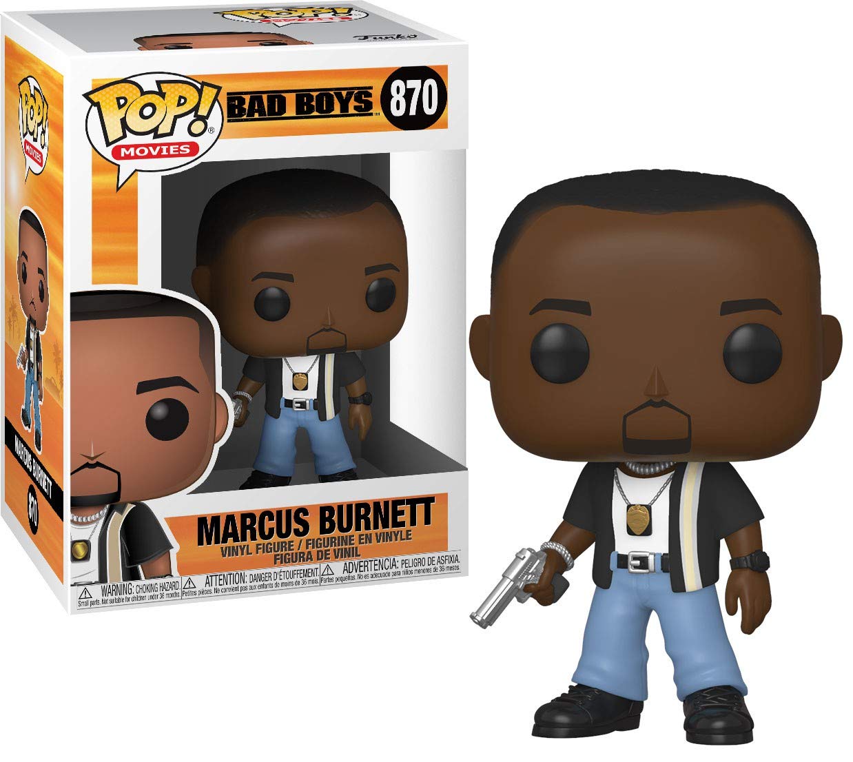 Funko Pop! Movies: Bad Boys - Marcus Burnett, Multicolor