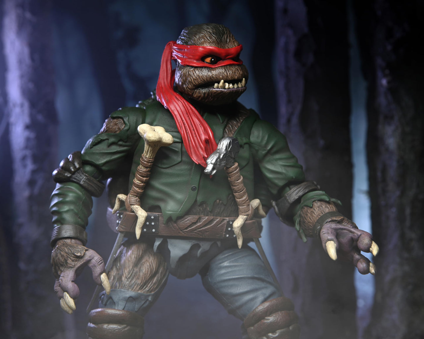 NECA Universal Monsters/Teenage Mutant Ninja Turtles Raphael as The Wolfman 7" Scale Action Figure