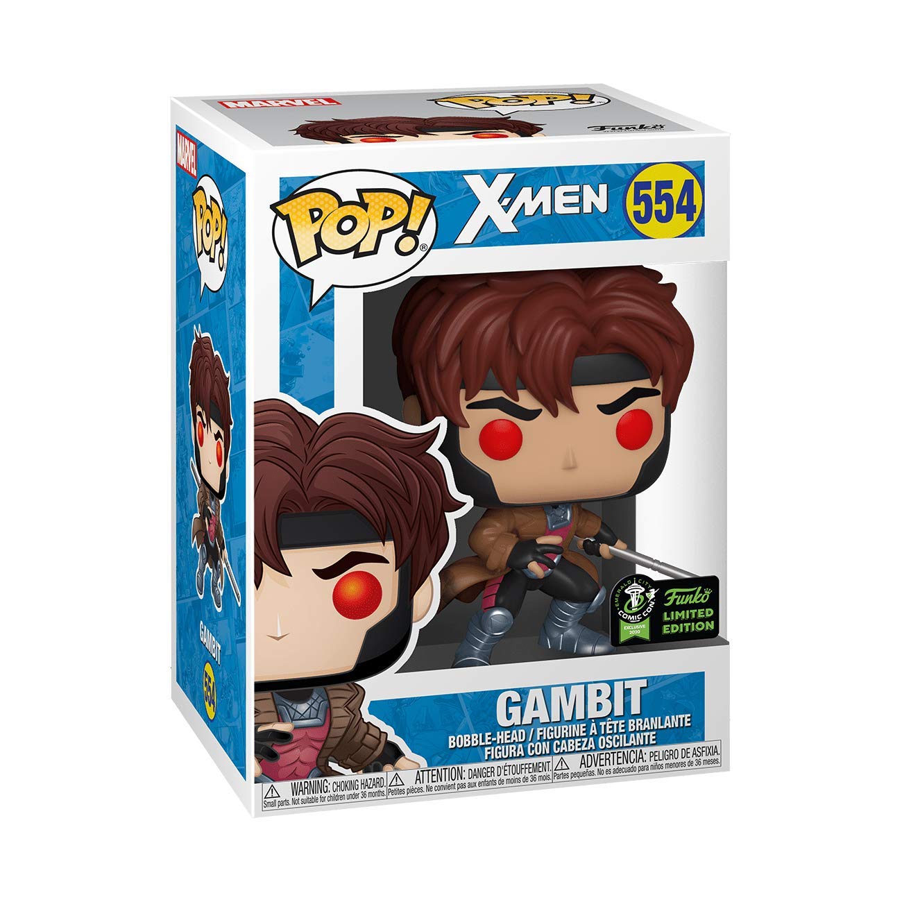 X-Men - Classic Gambit ECCC 2020 Exclusive Pop! Vinyl