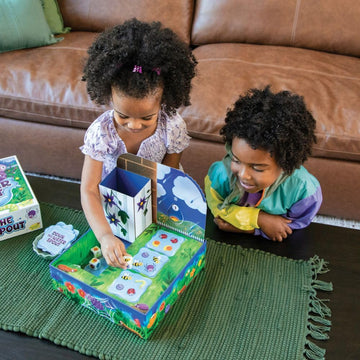 Peaceable Kingdom Down the Waterspout Cooperative Board Game - Preschool Matching Game for Kids - Teamwork & Social Skills - Ages 3+, 2-4 Players