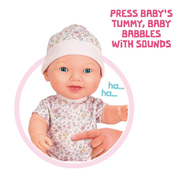 Mother Love Interactive Baby Dolls, 15 Inch Potty Training Doll
