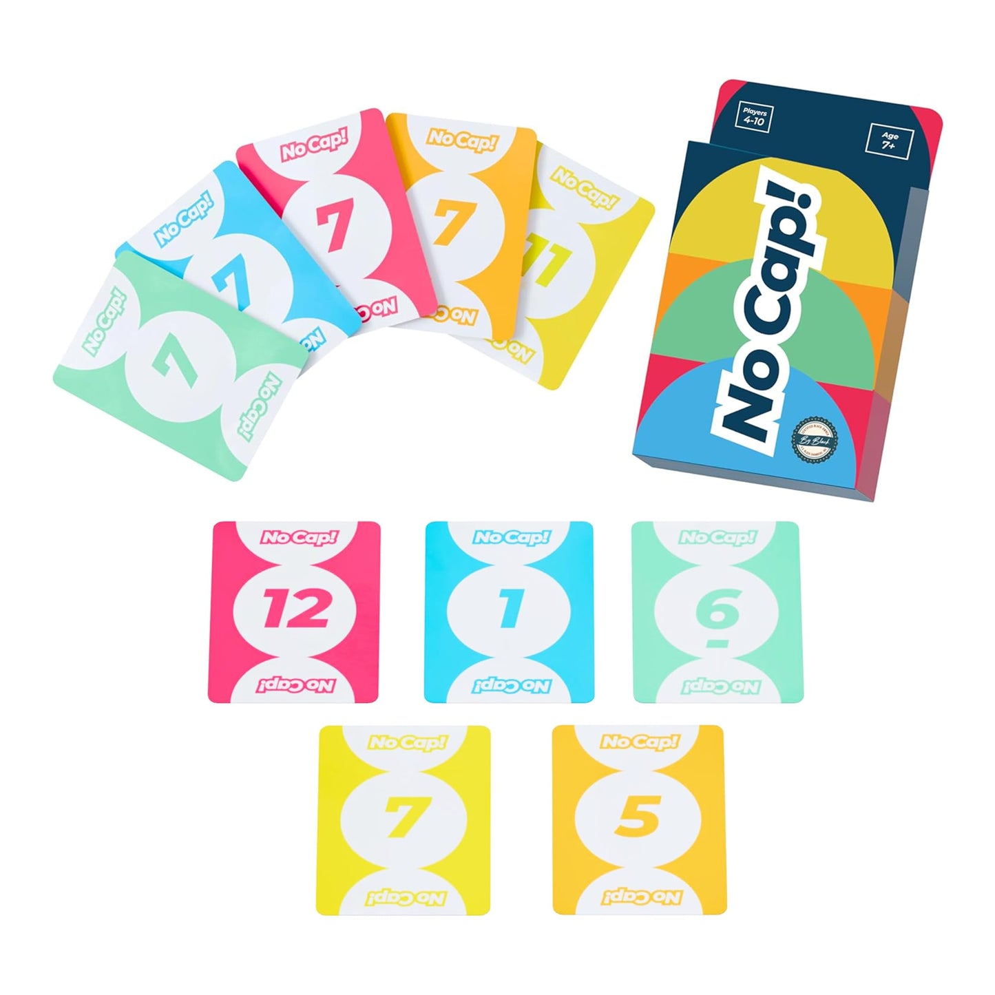 No Cap! - Funny Party Game for Adults, Teens & Families | Laugh-Out-Loud Team Card Game with Secret Signals & Bluffing | Perfect, Stocking Stuffer, or