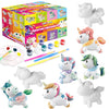 SpringFlower Unicorn Gift Toys for 3 4 5 6 7 8 Years Old Girls - Girls Arts and Crafts Painting kit Including 8 Cute Looking Unicorn Figures, DIY
