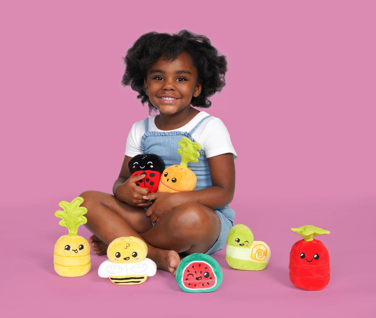 LEGO® DUPLO™ Tomato Plush Character 5.5" with Embroidered Features
