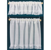 Dollhouse Miniature Cottage Curtains in White by Barbara O039;Brien