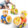 iPlay, iLearn Press to Go Car Toys Set for Toddlers 1-3, Baby Push Go Friction Racing Cars, Infant Play Vehicle Set, 1st Birthday Gifts for 6-9-12-18