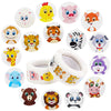 1000 PCS Small Cute Animal Stickers for Students Teachers Classroom Party(1" Diameter / 2 Roll / 16 Designs)