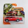 Matchbox Truck, Nissan Hardbody Pickup Truck, Red, Jungle-themed, 1995, 36M+