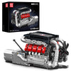 Mould King 10203 V8 Engine Building Blocks Sets, V8 Engine Model kit That Run, Build Your Own STEM Model Kit, Physical Science Experiment Model, Best