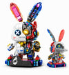 QiqoPoyee STEM Mechanical Cute Animals Bunny Building Blocks Set for Adults