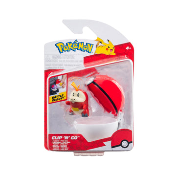 Pokémon Clip ‘N’ Go Fuecoco and Poké Ball - Includes 2-Inch Battle Figure and Poké Ball Accessory