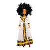Maya in Long Dress (Curly Hair)