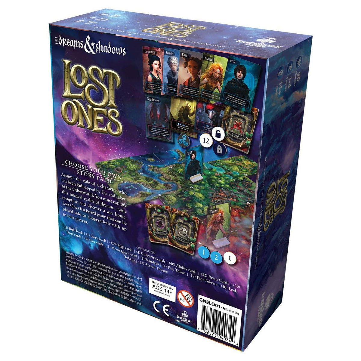 GreenBrier Games The Lost Ones Board Game (1-4 Players, Ages 14+)