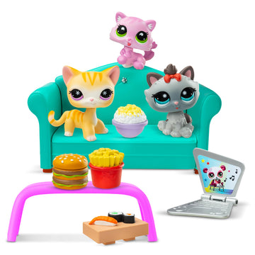 Littlest Pet Shop - Diner Dash Play Pack, Gen 7 Authentic LPS Bobble Head Toy Figure, Collectible Toy Animal, Ages 4+ - Amazon Exclusive