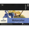 Canson Montval Watercolor Pad, 15" x 20", Cold Press, 140 lb. (300gsm), White, Tape Bound, 12 Sheets/Pad