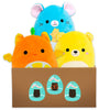 Squishmallows Mystery Plushie Set - 3 Pc Bundle with 8" Plush Animals Variety Pack | Squishmallows Plush Set for Girls, Boys (Styles Will Vary)