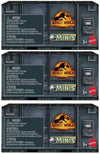 Jurassic World Dominion Minis Surprise Pack Box - Bundle of 3 Mini Dinosaur Figures | 1.125" Scale Companion Figures - Mattel Ages 3+