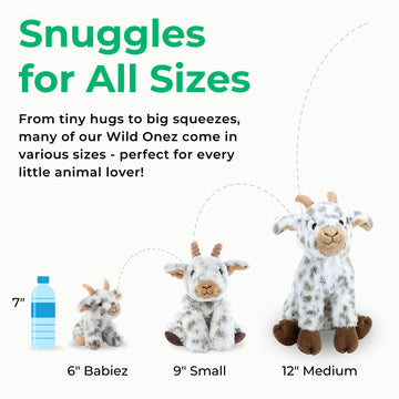 The Petting Zoo Raccoon Stuffed Animal Plushie, Gifts for Kids, Wild Onez Wildlife Stuffed Animals, Raccoon Plush Toy 9 inches
