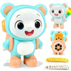 Little Bear Story Dream Projector, Interactive Play & Early Learning Toys for Kids, Includes 11 Fairy Tale Stories & 9 Word Cards, Night Light, Fun