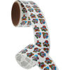 Jillson Roberts Bulk Roll Prismatic Stickers, Clown Faces - 100 Repeats
