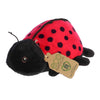Aurora® Responsibly Made Eco Nation™ Eco Softies™ Ladybug Stuffed Animal - Ideal for Playtime Adventures - Perfect for Birthdays or Just Because - Red