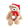 Plushland Adorable Soft Brandon Teddy Bear, Stuffed Animal Holiday Toys with Hat and Scarf Christmas Accessories - A Perfect Toy Gift for Kids 12