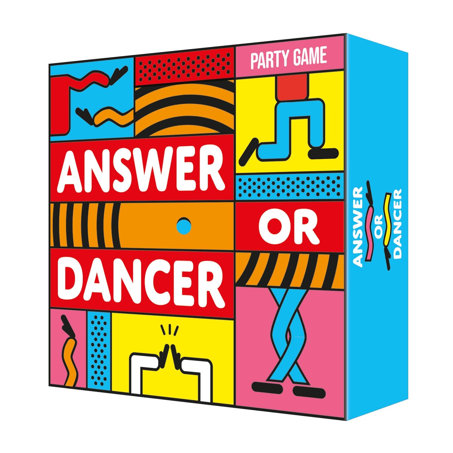 Hygge Games - Answer or Dancer Trivia Dance-Off Family Fun Party Game for Ages 14+