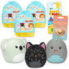 Squishmallows Squooshems Fantasy Squad Set - Bundle with 3 Mystery Squad Mini Squishy Toy Blind Bags Plus Stickers, More | Mini Squishmallows