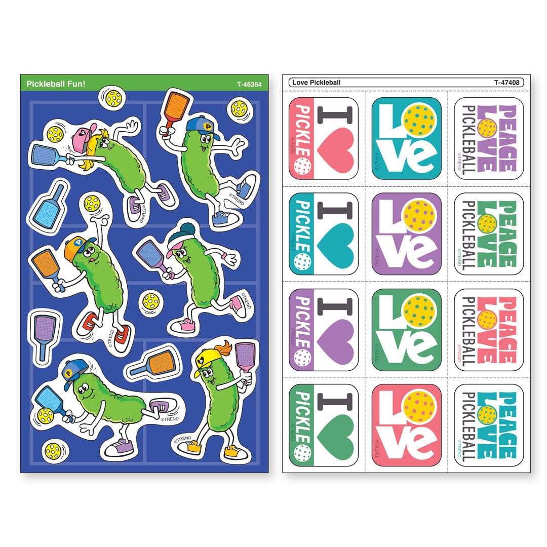 TREND Pickleball Collection Playing Cards & Stickers Set
