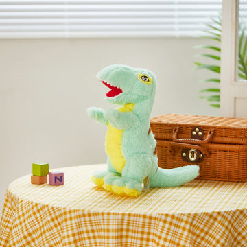 Glow Guards Light up Musical T-Rex Dinosaur Stuffed Animal,Soft Dinosaur Plush Toy with LED Night Light&Lullaby Glow in the Dark,Birthday Children's