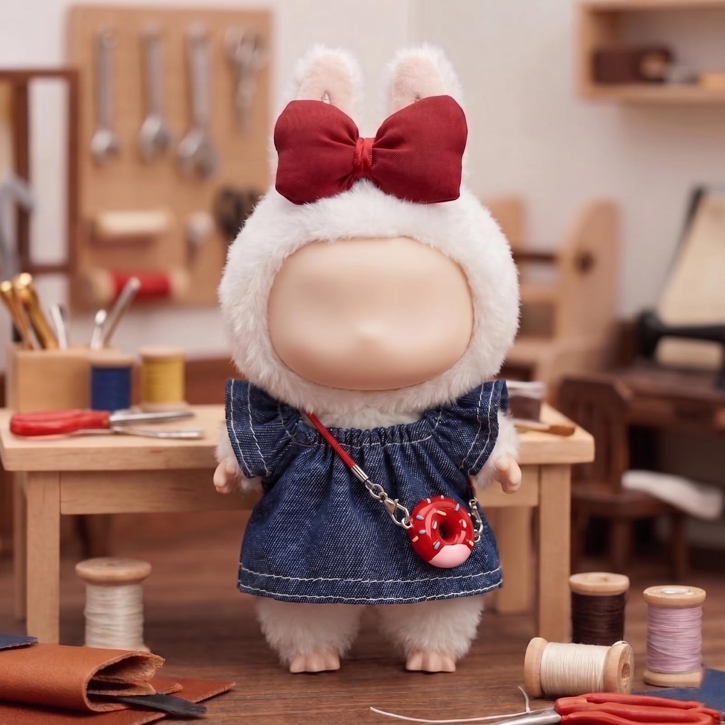 17 cm Doll Clothes 4 Sets - 6.7 Inches Cute Dolls Dress Outfits - Premium Fashion Accessories?Luxury Chic Doll Clothing & Style Bundle 3Pcs Set?Cute