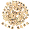 kukmakri 1800 PCS Wood Letter Tiles, Mini Wooden Tiles A - Z Capital Letters and Wooden Letter Tiles for Crafts, Wall Decor, Phonics & Spelling