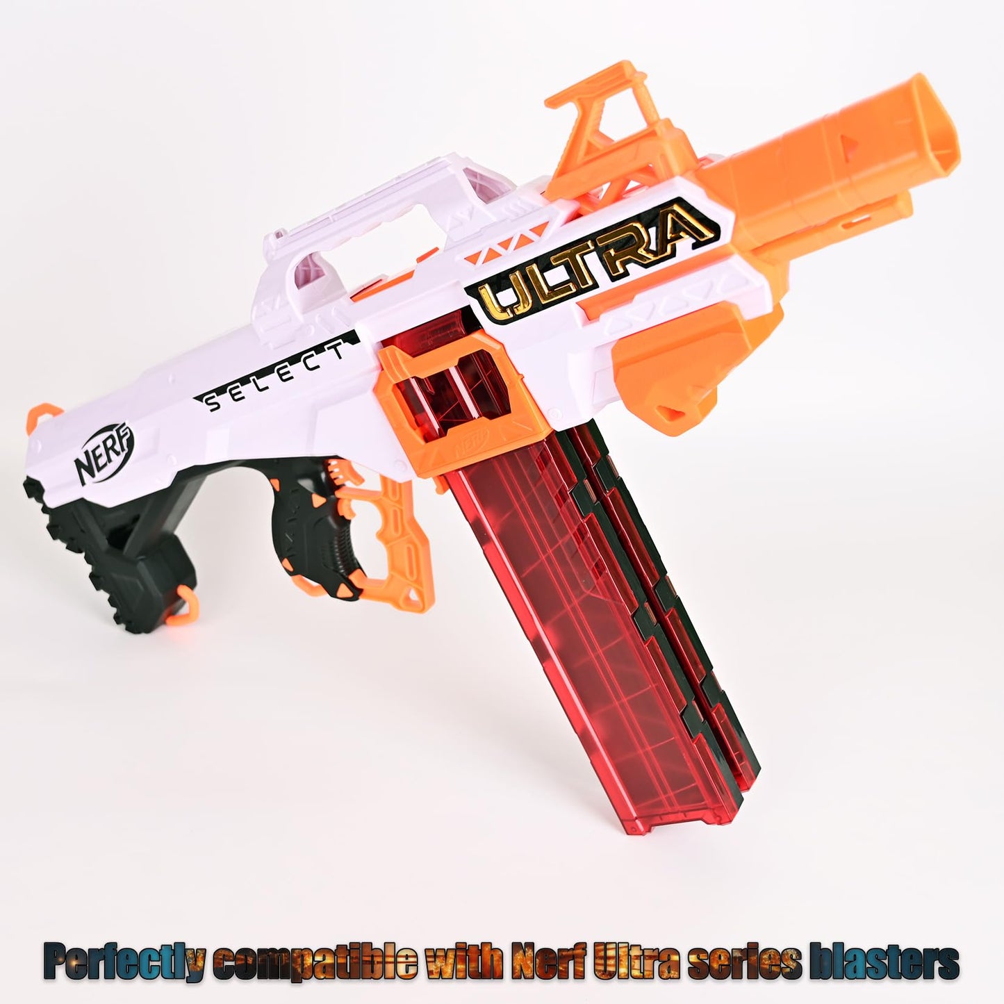 lififun Ultra Magazine, 18-Dart Magazine Dart Clips for Nerf Ultra 2 PCS Black & red